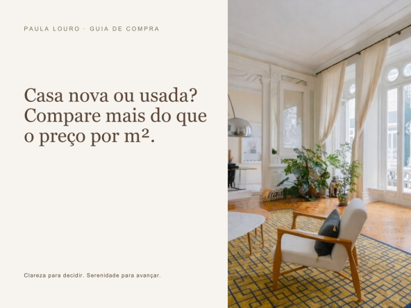 Casa nova ou usada: o que comparar antes de comprar