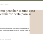 Uma casa bonita pode não ser a casa certa